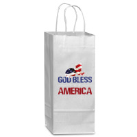 God Bless America Wine Paper Bag - 5 1/2 X 3 1/4 X 13 | Artistshot