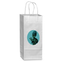 Alien Rap Funny Wine Paper Bag - 5 1/2 X 3 1/4 X 13 | Artistshot