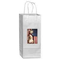 For Someone Who Loves Cat And The Country Wine Paper Bag - 5 1/2 X 3 1/4 X 13 | Artistshot