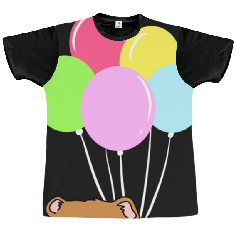 Guinea Pig Balloon For Guinea Pig Lover Graphic T-shirt | Artistshot