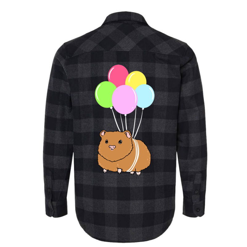 Guinea Pig Balloon For Guinea Pig Lover Flannel Shirt | Artistshot