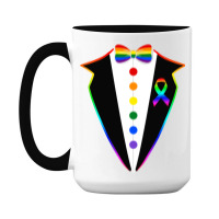 Gay Bachelor Party Tuxedo For Lgbt 15 Oz Coffee Mug | Artistshot