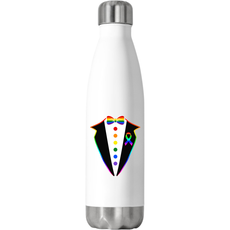 Gay Bachelor Party Tuxedo For Lgbt Stainless Steel Water Bottle | Artistshot