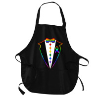 Gay Bachelor Party Tuxedo For Lgbt Medium-length Apron | Artistshot