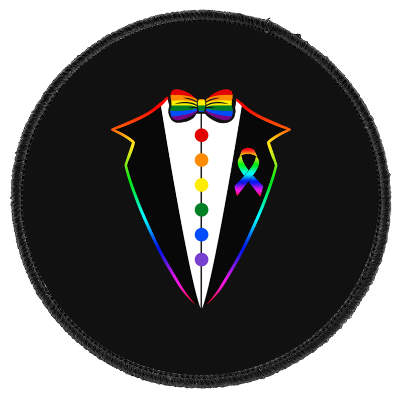 Gay Bachelor Party Tuxedo For Lgbt Round Patch | Artistshot