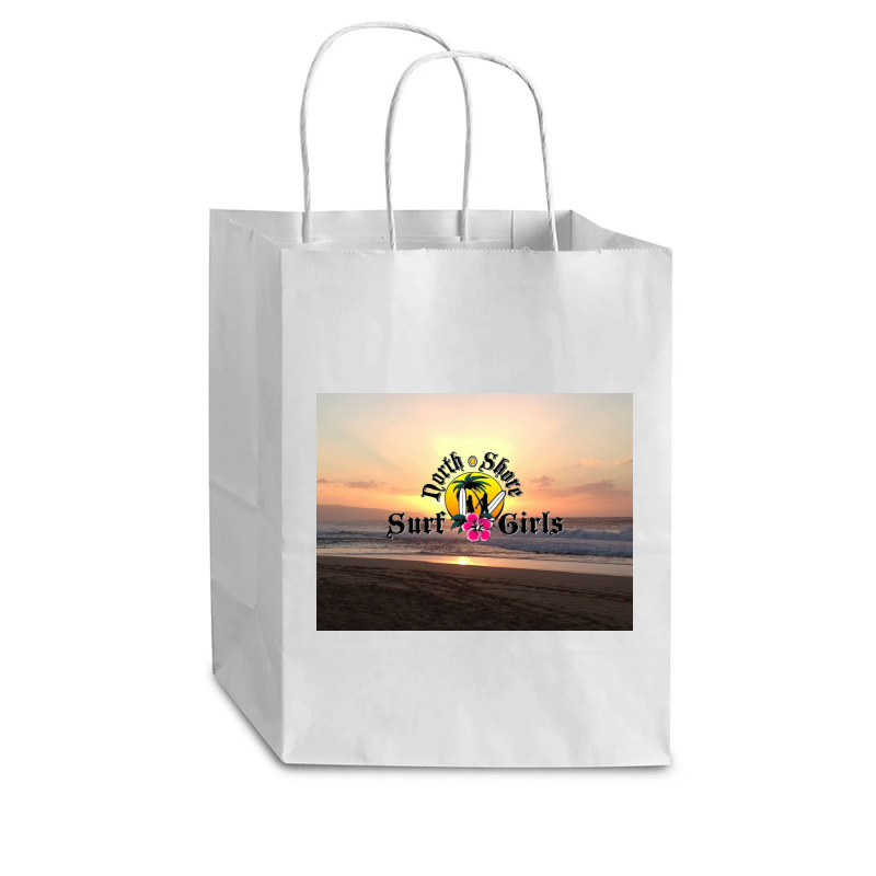 North Shore Surf Girls Cub Paper Bag - 8 X 4 1/2 X 10 1/4 | Artistshot