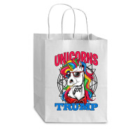 Unicorns For Trump Cub Paper Bag - 8 X 4 1/2 X 10 1/4 | Artistshot