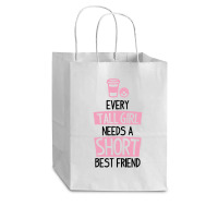 Every Tall Girl Needs A Short Best Friend Cub Paper Bag - 8 X 4 1/2 X 10 1/4 | Artistshot