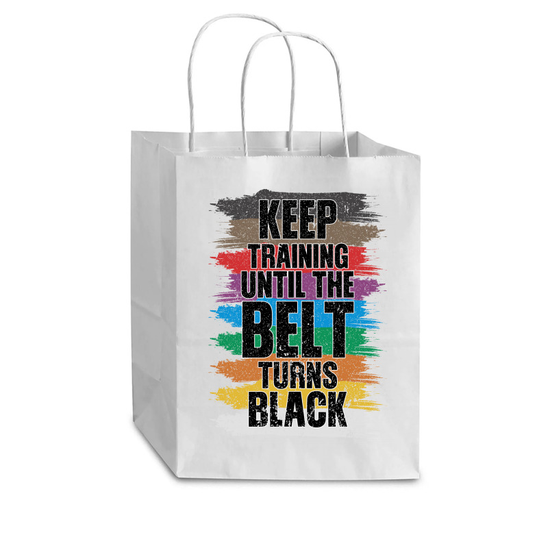 Black Belt Martial Art Training Karate Taekwondo Cub Paper Bag - 8 X 4 1/2 X 10 1/4 | Artistshot