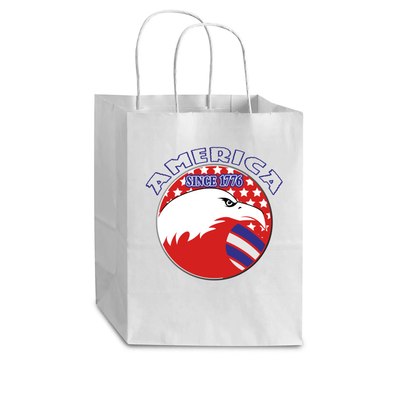 America Since 1776 Cub Paper Bag - 8 X 4 1/2 X 10 1/4 | Artistshot