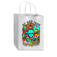 No Bad Trips Cub Paper Bag - 8 X 4 1/2 X 10 1/4 | Artistshot