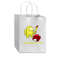 I Want To Kill You Yellow Cub Paper Bag - 8 X 4 1/2 X 10 1/4 | Artistshot