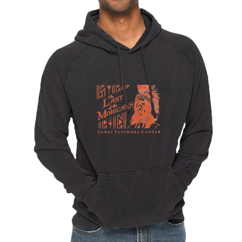 The Last Of The Mohicans Cover Tribute   American Literature Vintage Hoodie | Artistshot