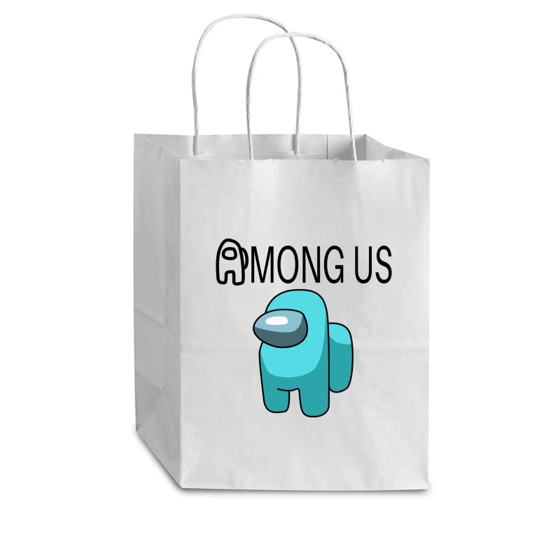 Mong Us Cyan Cub Paper Bag - 8 X 4 1/2 X 10 1/4 | Artistshot