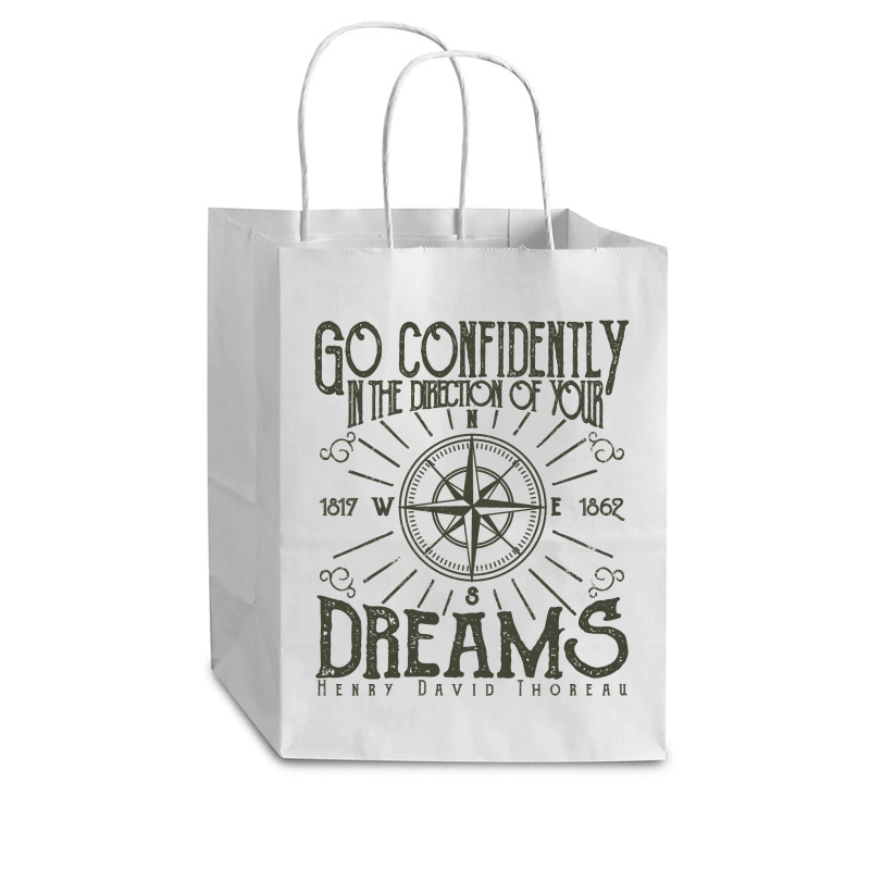 Directions Of Your Dreams 1 Cub Paper Bag - 8 X 4 1/2 X 10 1/4 | Artistshot