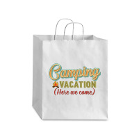 Camping Vacation Here We Come Retro Vintage Debie Paper Bag - 10 X 5 X 13 | Artistshot