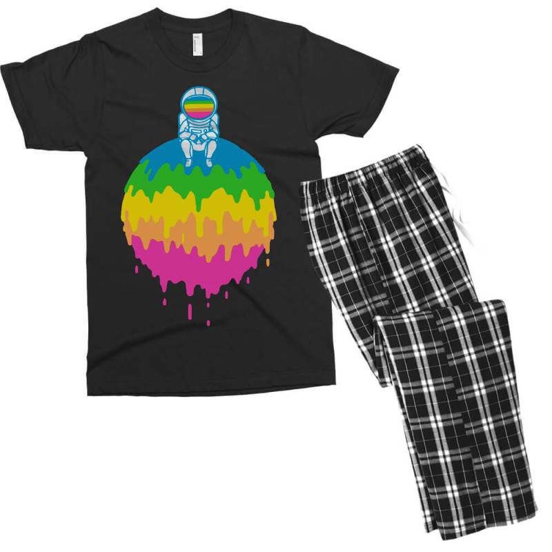 Dripping Sphere Men's T-shirt Pajama Set | Artistshot