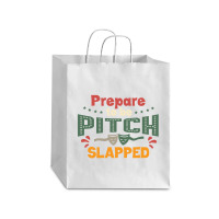 Prepare To Be Pitch Slapped Vintage Here Debie Paper Bag - 10 X 5 X 13 | Artistshot