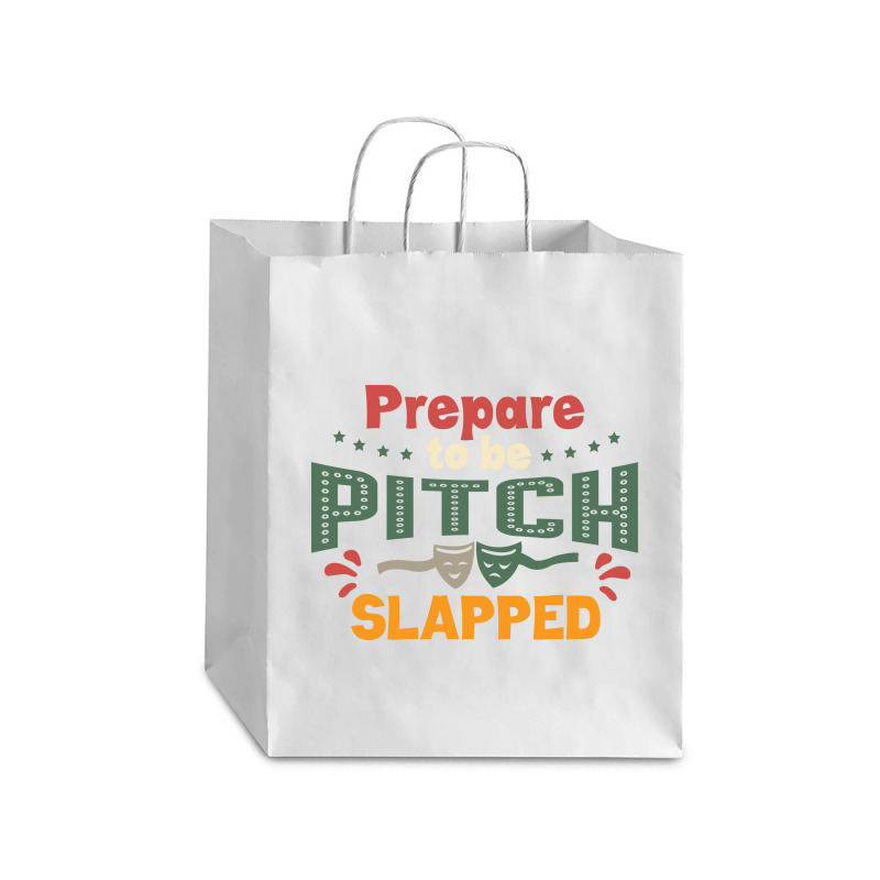 Prepare To Be Pitch Slapped Vintage Here Debie Paper Bag - 10 X 5 X 13 | Artistshot