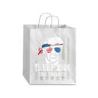 Trump 2024 The Trilogy Debie Paper Bag - 10 X 5 X 13 | Artistshot