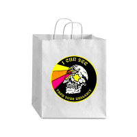 Skull Pop Art Debie Paper Bag - 10 X 5 X 13 | Artistshot