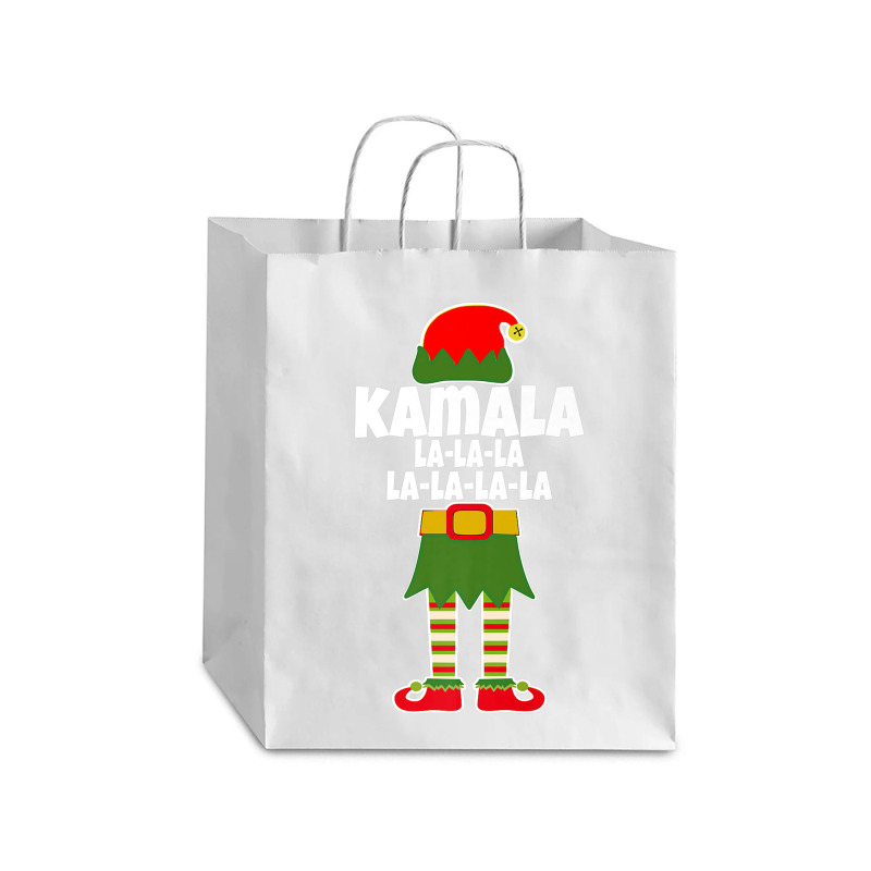 Kamala La La La Elf Christmas Holiday Debie Paper Bag - 10 X 5 X 13 | Artistshot