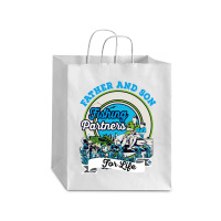 Father And Son Fishing Partners For Life Debie Paper Bag - 10 X 5 X 13 | Artistshot