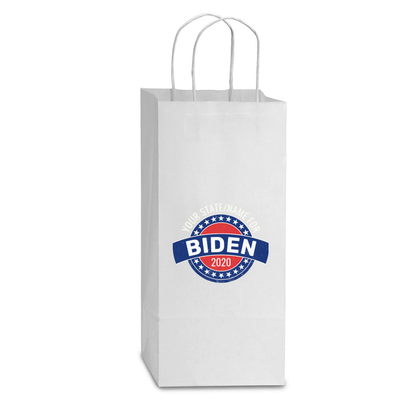 Joe Biden 2020 Double wine Paper Bag - 6 1/2 x 3 1/2 x 12 3/8 by Balprut Store | Artistshot