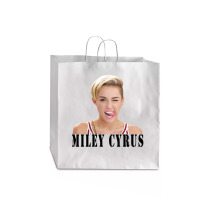 Miley Cyrus 3 Vector 8 Jumbo Paper Bag - 18 X 7 X 18 3/4 | Artistshot