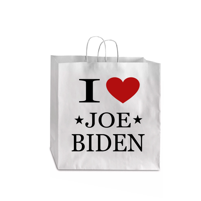 I Love Joe Biden Jumbo Paper Bag - 18 x 7 x 18 3/4 by ELEGANCE99 | Artistshot