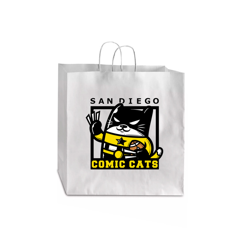 Cat Hero Jumbo Paper Bag - 18 X 7 X 18 3/4 | Artistshot