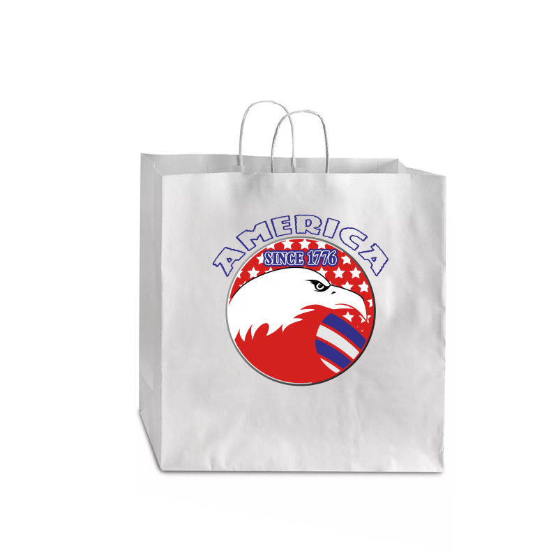 America Since 1776 Jumbo Paper Bag - 18 X 7 X 18 3/4 | Artistshot