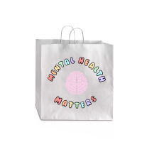 Mental Health Matters Jumbo Paper Bag - 18 X 7 X 18 3/4 | Artistshot