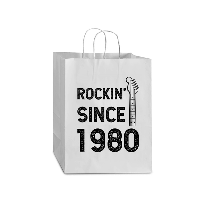 Gift For 40 Year Old: Classic Rock 1980 40th Birthday Mart Paper Bag -13 X 7 X 17 | Artistshot