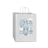 Funny Anatomy Of A Surfboard Mart Paper Bag -13 X 7 X 17 | Artistshot