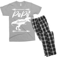 Dinosaur  Father's Day Papa Dinosaur Men's T-shirt Pajama Set | Artistshot