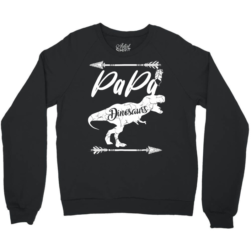 Dinosaur  Father's Day Papa Dinosaur Crewneck Sweatshirt | Artistshot