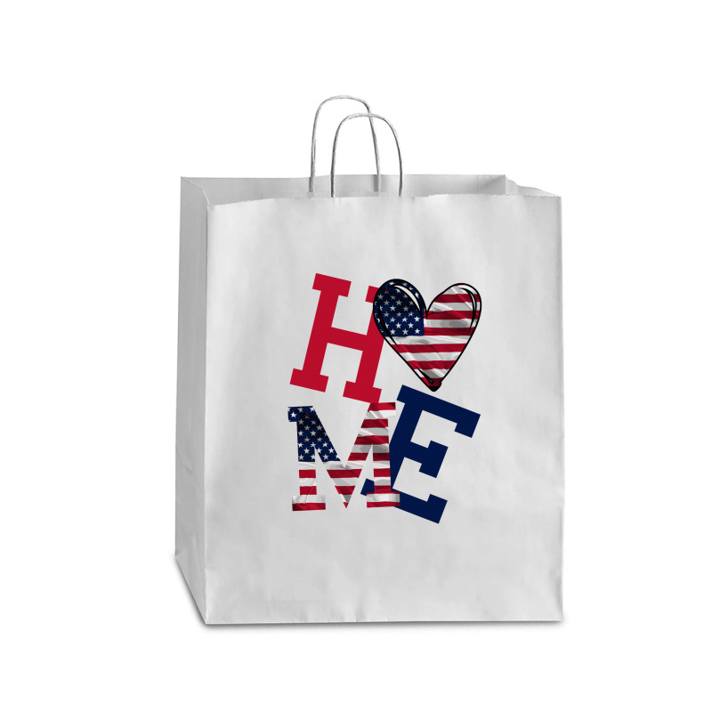 American Flag Home Queen Paper Bag - 16 X 6 X 19 1/4 | Artistshot