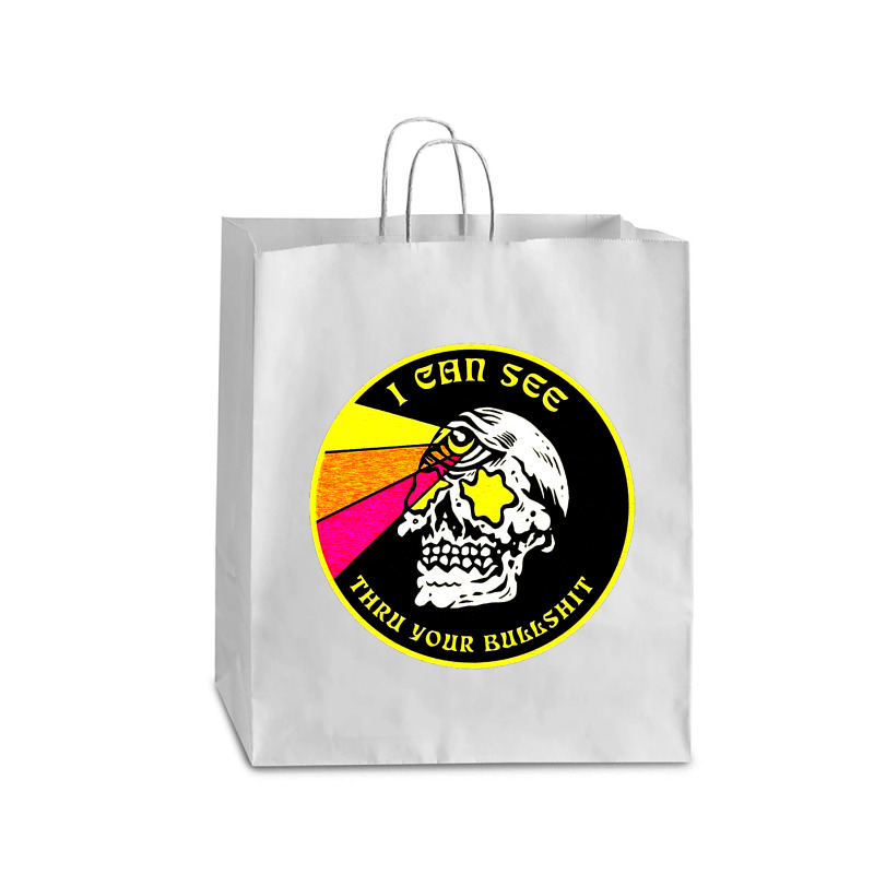 Skull Pop Art Queen Paper Bag - 16 x 6 x 19 1/4 by zig street | Artistshot