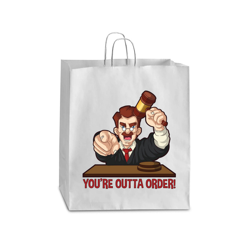 You’re Outta Order Queen Paper Bag - 16 X 6 X 19 1/4 | Artistshot