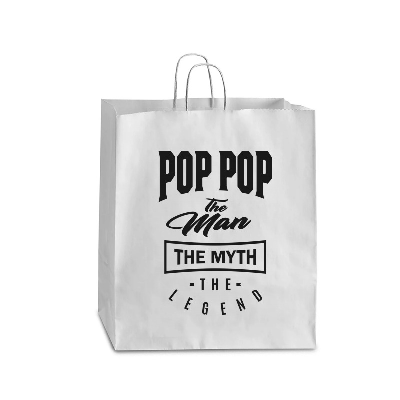 Pop Pop The Myth The Legend Queen Paper Bag - 16 X 6 X 19 1/4 | Artistshot