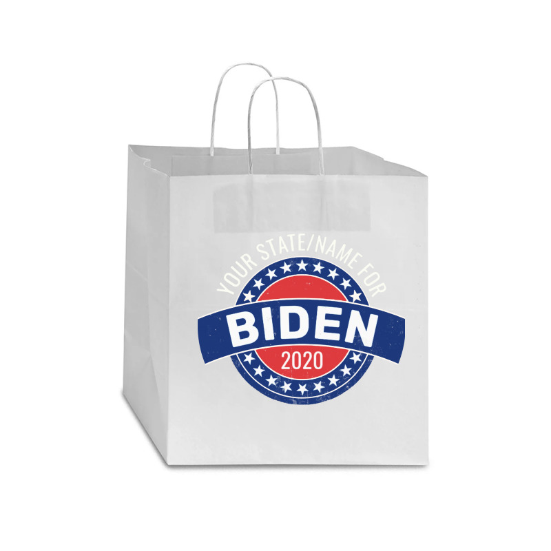 Joe Biden 2020 Star Paper Bag - 13 x 7 x 13 by Balprut Store | Artistshot