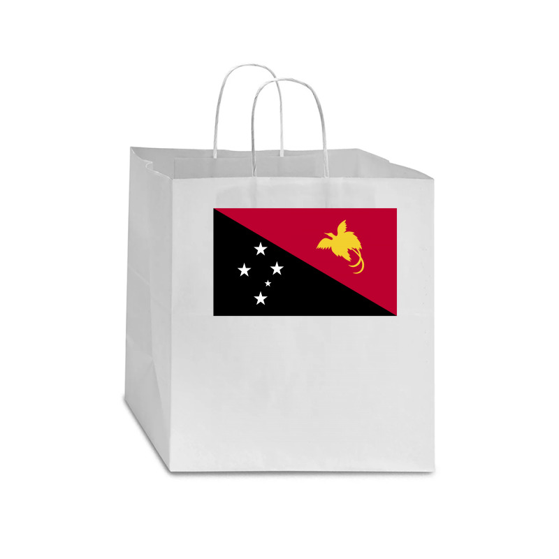 Papua New Guinea Star Paper Bag - 13 X 7 X 13 | Artistshot