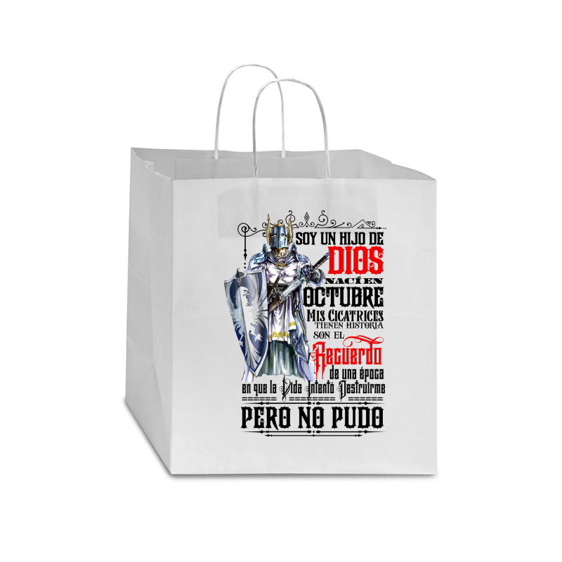 Soy Un Hijo De Dios Star Paper Bag - 13 X 7 X 13 | Artistshot