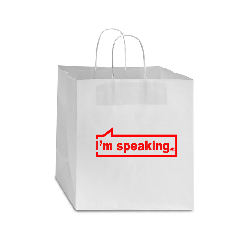 I'm Speaking Essential Star Paper Bag - 13 X 7 X 13 | Artistshot