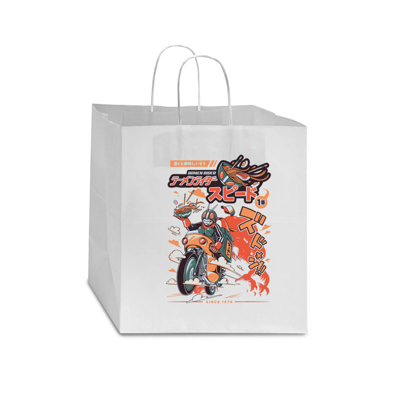 Ramen Rider Star Paper Bag - 13 X 7 X 13 | Artistshot