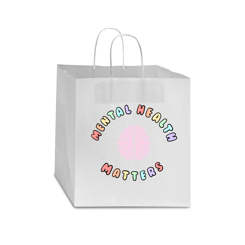 Mental Health Matters Star Paper Bag - 13 X 7 X 13 | Artistshot