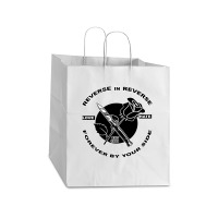 Reverse ın Reverse Love Hate Forever By Your Sıde Take Out Paper Bag - 14 X 10 X 15 1/2 | Artistshot