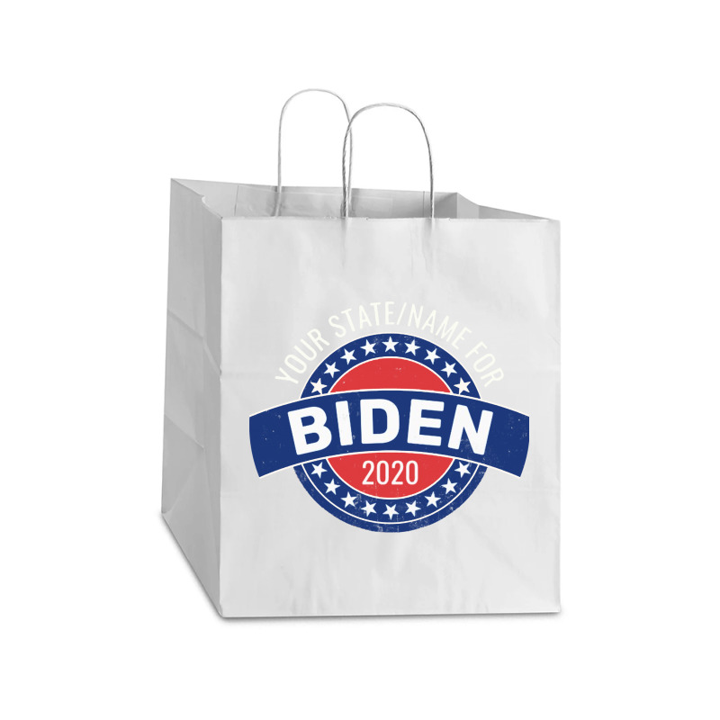 Joe Biden 2020 Take out Paper Bag - 14 x 10 x 15 1/2 by Balprut Store | Artistshot