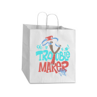 Trouble Maker Take Out Paper Bag - 14 X 10 X 15 1/2 | Artistshot